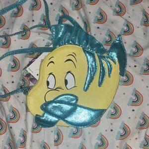 NWT Disney Little Mermaid Flounder Purse